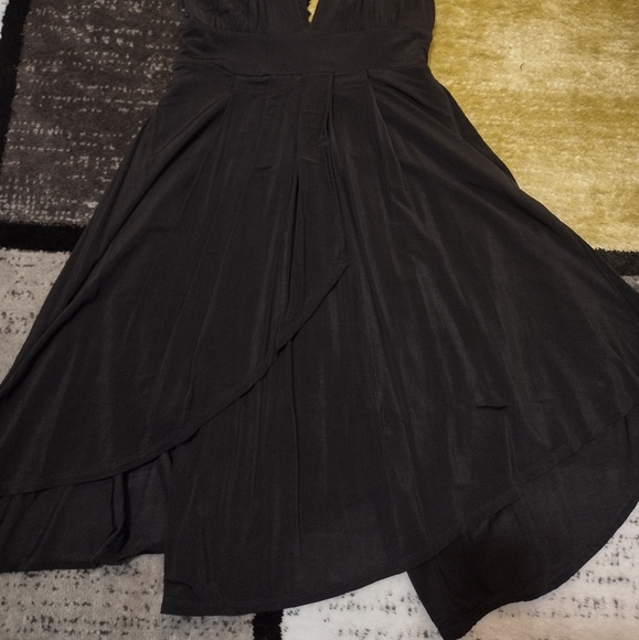 Bebe Sexy Black Dress size Small Swing Style Marilyn Monroe Dress - Picture 14 of 16